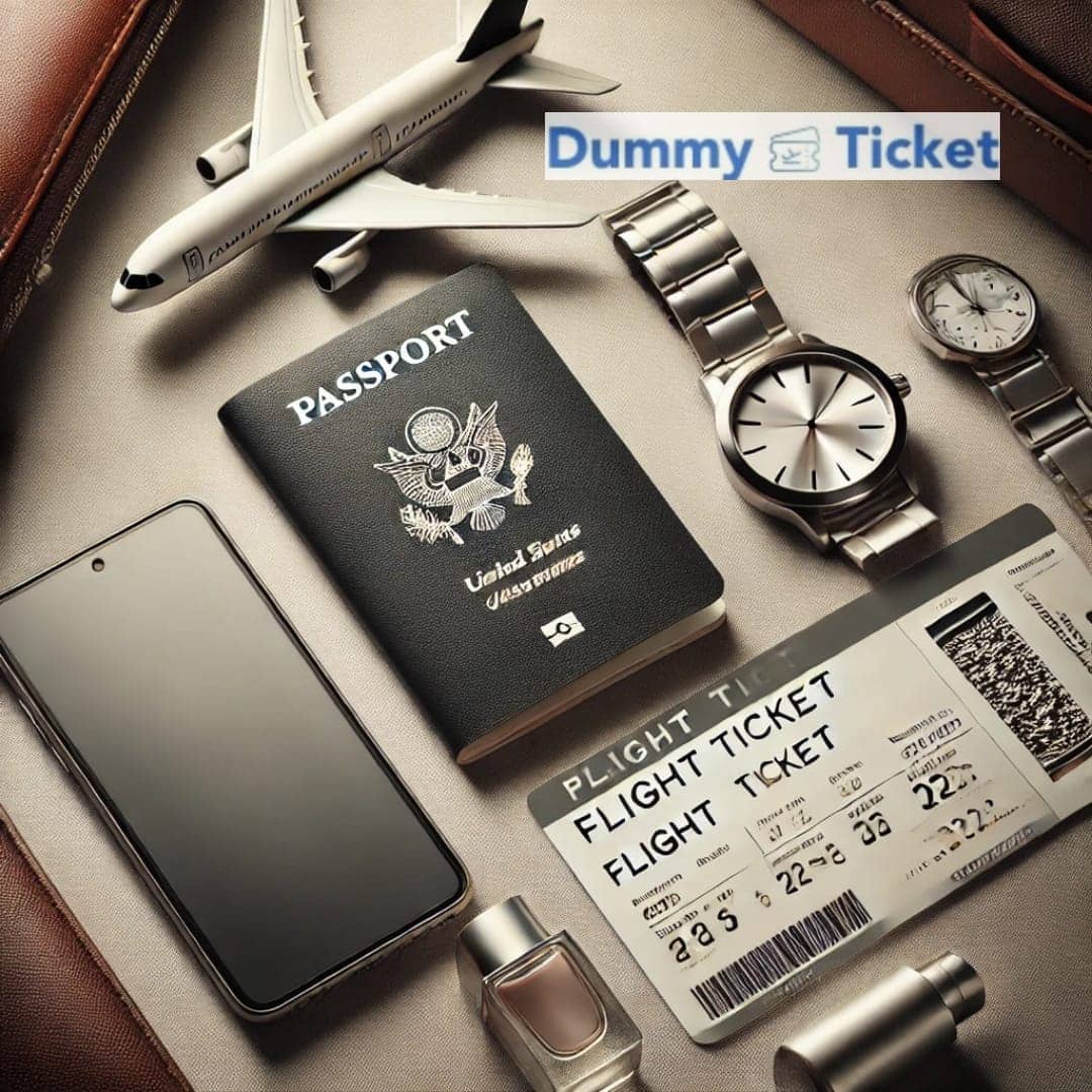 Dummy Flight Ticket